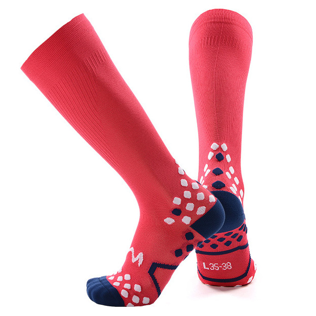 MEIKAN 3D Motion Compression Stockings Knee High Football Socks Compression Soccer Sock 